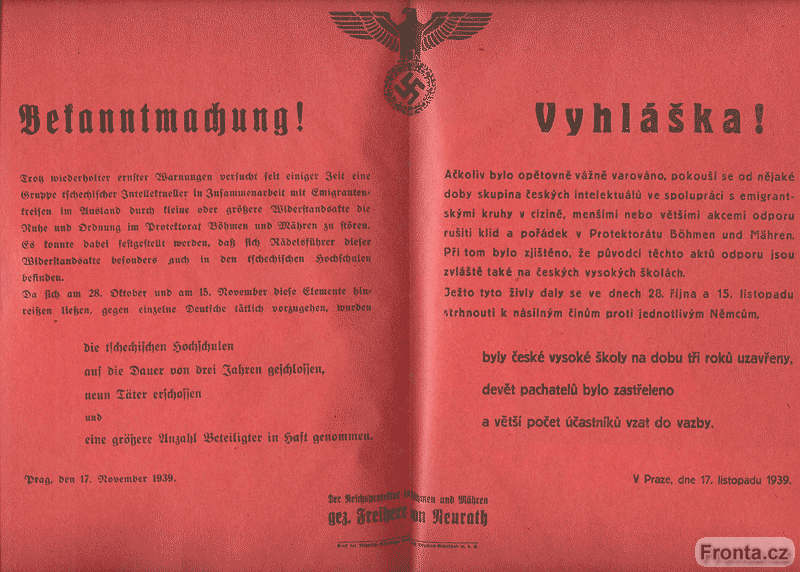 Uzavření vysokých škol